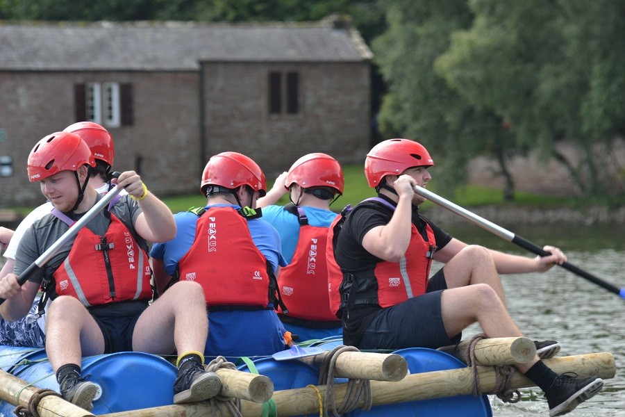 Apprentice team building in Cumbria