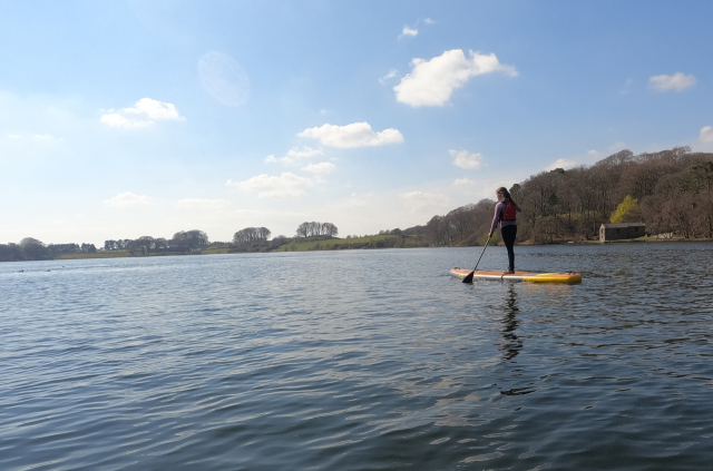 Talkin Tarn place to go paddle boarding